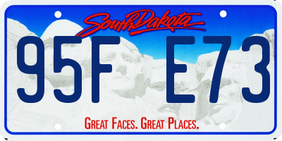 SD license plate 95FE73