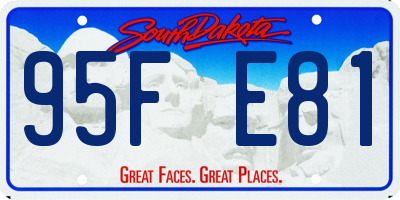 SD license plate 95FE81