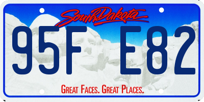 SD license plate 95FE82