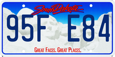 SD license plate 95FE84