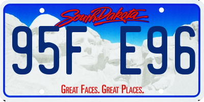 SD license plate 95FE96