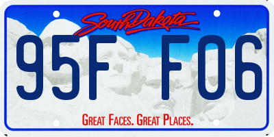 SD license plate 95FF06
