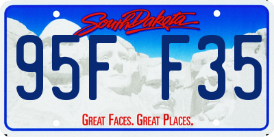 SD license plate 95FF35