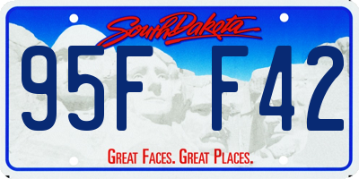 SD license plate 95FF42