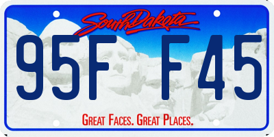 SD license plate 95FF45