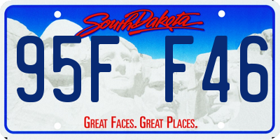 SD license plate 95FF46