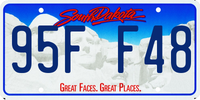 SD license plate 95FF48