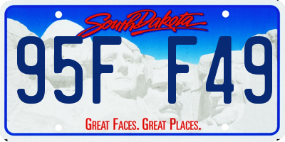 SD license plate 95FF49