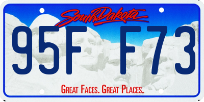 SD license plate 95FF73