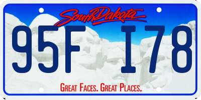 SD license plate 95FI78