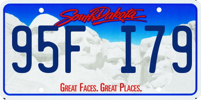 SD license plate 95FI79