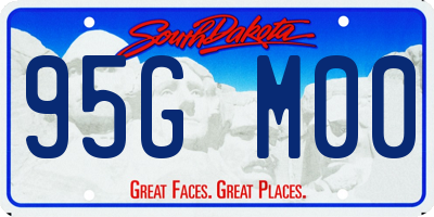 SD license plate 95GM00