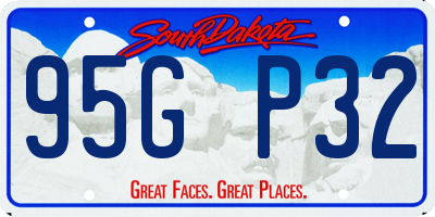 SD license plate 95GP32