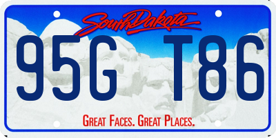 SD license plate 95GT86