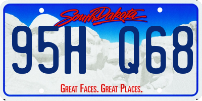 SD license plate 95HQ68