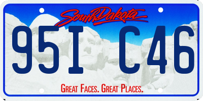 SD license plate 95IC46