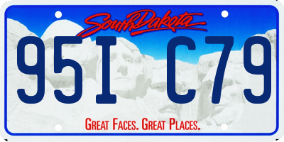 SD license plate 95IC79