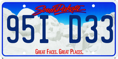 SD license plate 95ID33