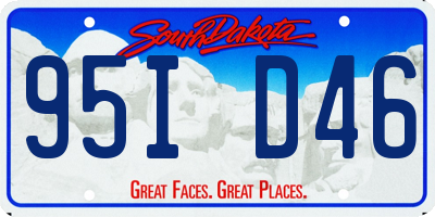 SD license plate 95ID46