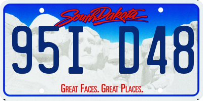 SD license plate 95ID48