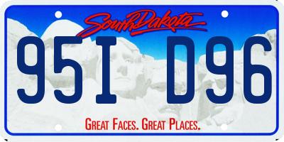 SD license plate 95ID96