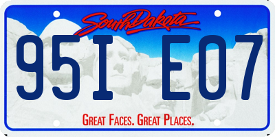 SD license plate 95IE07