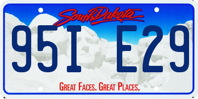 SD license plate 95IE29