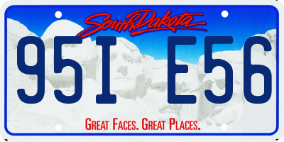 SD license plate 95IE56