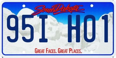 SD license plate 95IH01