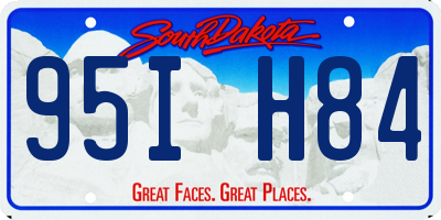 SD license plate 95IH84