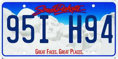 SD license plate 95IH94