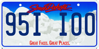 SD license plate 95II00