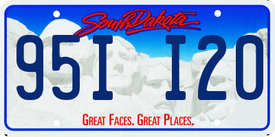 SD license plate 95II20