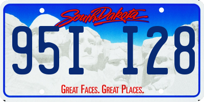 SD license plate 95II28