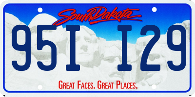 SD license plate 95II29