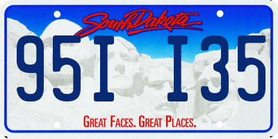 SD license plate 95II35