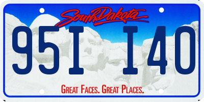 SD license plate 95II40
