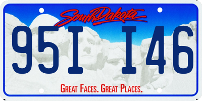 SD license plate 95II46