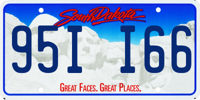 SD license plate 95II66