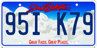 SD license plate 95IK79