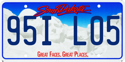 SD license plate 95IL05