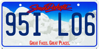 SD license plate 95IL06
