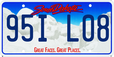 SD license plate 95IL08