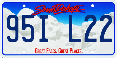 SD license plate 95IL22