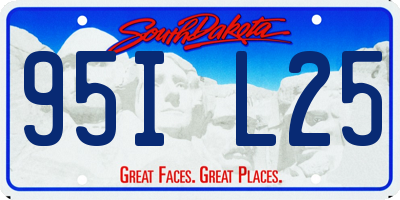 SD license plate 95IL25