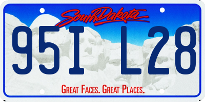 SD license plate 95IL28