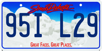 SD license plate 95IL29