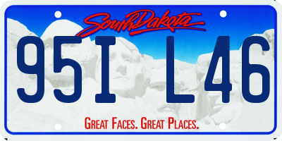 SD license plate 95IL46