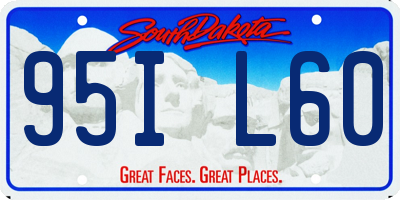 SD license plate 95IL60