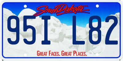 SD license plate 95IL82